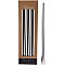 DINNER CANDLES 4PC 30CM SILVER