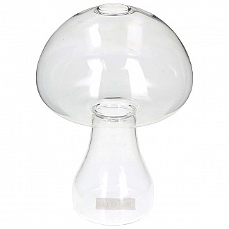 JΚ Home Décor - Βάζο Μανιτάρι Διάφανο 12.5x12.5x17.5cm