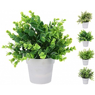 JK Home Décor - Γλαστράκι με Φυτό 24cm 4Σχδ