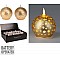 JK Home Décor - Κερί LED Μπάλα Χρυσό 10cm