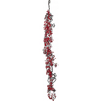 JΚ Home Décor - Γιρλάντα με Κόκκινα Μούρα 150cm
