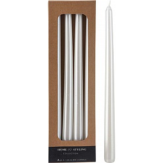 JK Home Décor - Κεριά Δείπνου Κόκκινο 30cm S/4