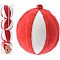 JK Home Décor - Μπάλα Ζαχαρωτό 8cm S/4