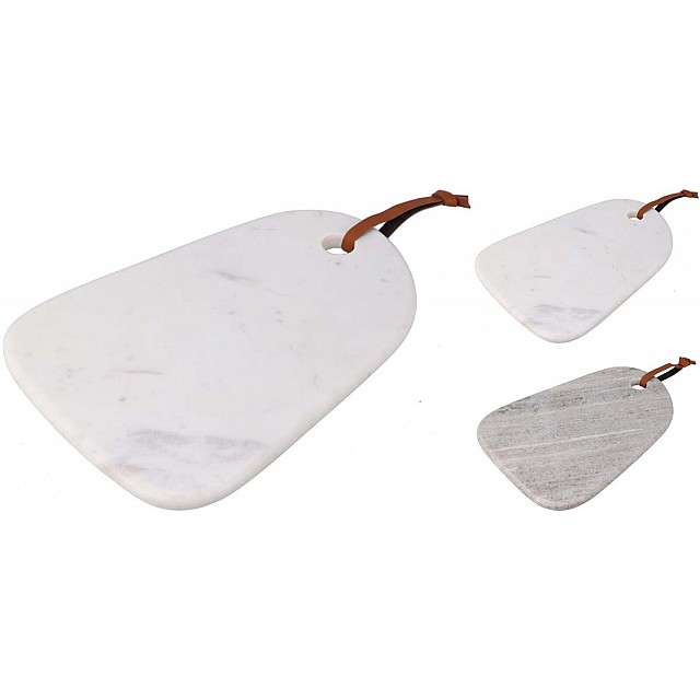 JK Home Décor - Βάση από Μάρμαρο Λευκό 30x21cm 2Σχδ
