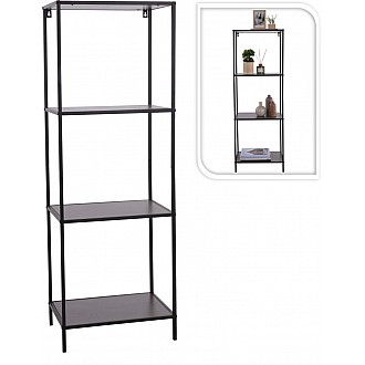JΚ Home Décor - Ραφιέρα από Μέταλλο & Mdf 45x30x130cm
