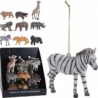 JΚ Home Décor - Στολίδι Safari Πλαστικό 9Σχδ 12cm