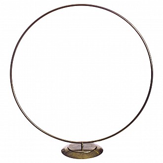 JΚ Home Décor - Στεφάνι Μεταλλικό Επιτραπέζιο 40x10x41cm