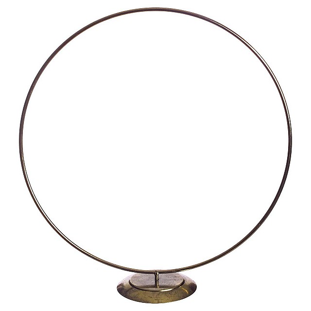 JΚ Home Décor - Στεφάνι Μεταλλικό Επιτραπέζιο 40x10x41cm