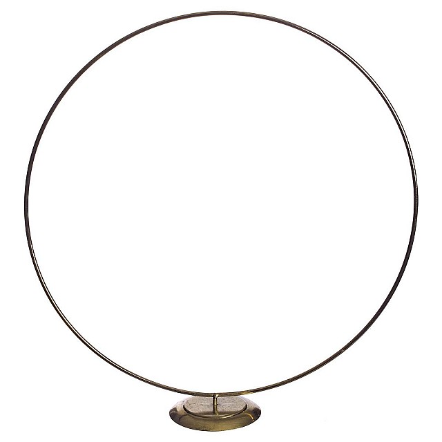 JΚ Home Décor - Στεφάνι Μεταλλικό Επιτραπέζιο 50x10x51cm