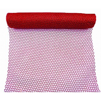 JΚ Home Décor - Ύφασμα Κόκκινο Glitter Fence 50cmX5m