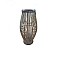 JK Home Décor - Φανάρι Bamboo Γκρι 33x83cm