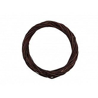 JK Home Décor - Στεφάνι Ψάθινο Καφέ 20cm