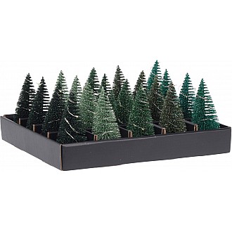 JΚ Home Décor - Δεντράκι Πλαστικό Πράσινο Φωτιζόμενο WW 4x10cm