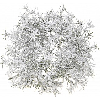 JΚ Home Décor - Στεφανάκι Με xιονι 45cm