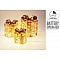 GIFTBOX SET WITH LED CHAMPAGNE