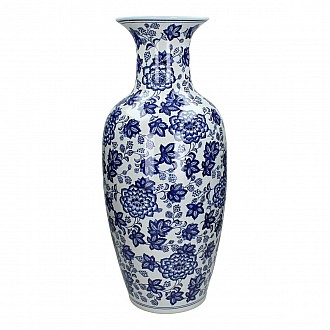 Vase Blue 61x27x27cm